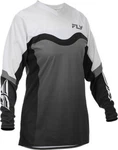 Fly Racing 379-820L Women's F-16 Jersey Grey/black/white Large. Fixed Price $39.74.