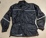 Tour Master Riding Apparel Motorcycle Jacket Black Reflective Gear. Fixed Price $39.99.
