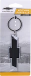 Chevrolet Textured Black And Chrome Bowtie Enamel Key Chain 004577R01. Fixed Price $13.50.