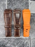 Bell & Ross Grain Leather Strap Black Watch Band BR-01 BR-03 Brown Orange X1. Fixed Price $27.99.
