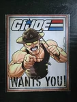 Bam Box G.i. Joe Sgt. Slaughter Art Print Signed Le Jaime Coker 257/1000. Fixed Price $9.95.
