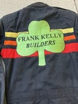 Frank Kelly Black Simpson 1-PIECE Racing Suit Men 60 Inches Vintage MTO-22. Fixed Price $95.00.