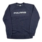Polaris Men's Crew Sweatshirt Soft Comfortable Form Fitting Material Blend Navy. Fixed Price $49.99.
