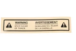 New Oem Polaris 7072132 Warning Decal Nos. Fixed Price $14.99.