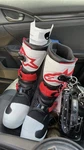 Alpinestars Tech 3S Motorcycle Boot Size 7 Youth, 8 Womans Multicolor. Fixed Price $195.00.