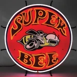 Neonetics; 18" X 32" Super Bee Sign W/ Backing. Fixed Price $459.99.
