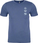 Fly Racing 354-0319M Atom Tee Cool Blue Heather Medium. Fixed Price $35.77.