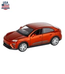 Porsche Macan, Pullback, Papaya, 1:43. Fixed Price $43.14.