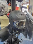 Fly Racing Odyssey Adventure Modular Helmet Matte Black Size Large Visor And Bag. Fixed Price $200.00.