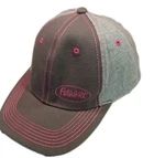 Peterbilt Motors Logo Trucks Ladies Gray Pink Stitching Jersey Cap/hat So Cute!. Fixed Price $12.99.