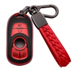Syodiesn For Buick Car Fob Cover Soft Tpu With Leather Keychain Case .... Fixed Price $22.57.