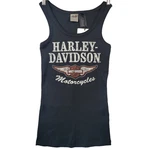 Harley-davidson Women's Ironic Tank Top Black Ribbed Usa Biker Shirt Nwt. Fixed Price $24.95.