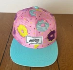 Headster Kids Duh! Donut Hat Snapback Pink Sprinkle Youth Casual. Fixed Price $12.00.