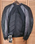 Mossi Black/dark Grey Elite Men's Jacket 3XXL. Fixed Price $80.00.