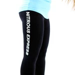 19124XL Nitrous Express Women's Black Leggings With White Logo - Xlarge. Fixed Price $47.10.