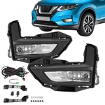 For 2017-2020 Nissan Rogue Sv Front Bumper Fog Lights Lamps W/bezel+bulbs. Fixed Price $38.60.