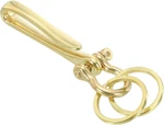Patikil U Shape Hook Keychain, Solid Brass Loop Belt Clip Fob. Fixed Price $24.32.