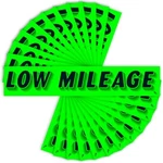 Versa Tags 12PACK Of Low Mileage Stickers Car Lot Windshield Slogan Decals. Fixed Price $10.49.