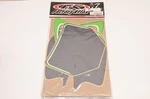 Factory Effex FX06-64126, Pre Cut Number Plate Black Background Kit Nos. Fixed Price $30.95.