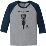 Factory Effex Yamaha Bike Youth Baseball Shirt Navy/grey X-large 21-83216. Fixed Price $20.30.