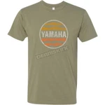 Yamaha Apparel Olive Green Sunset T-shirt NP21S-M3128-XL. Fixed Price $29.95.