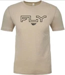 Fly Racing 354-0311X Edge Tee Cream Extra Large. Fixed Price $34.45.