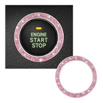 Bling Crystal Double Rhinestone Car Engine Start Decoration Ring, Sparkling P.... Fixed Price $14.19.
