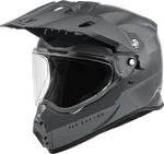 Fly Racing Trekker Solid Helmet Grey Sm 73-7035S. Fixed Price $229.95.
