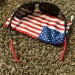 Oakley 6020-07 Badman Ferrari Sunglasses Dark Carbon / Blk Iridium Polarized. Fixed Price $450.00.