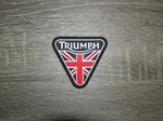 Triumph Motorcycle Embroidered Iron Patch 3" X. Fixed Price $7.49.