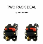 Pack Scosche 12 Volt 200AMP Circuit Breaker Inline Fuse Holder Protector CB200. Fixed Price $14.00.