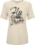 Fly Racing 356-4031S Women's Vintage Tee Bone Small. Fixed Price $31.35.