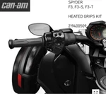 Can-am Spyder F3/F3-S/F3-T Oem Heated Handlebar Grips Kit 219400509. Fixed Price $287.49.