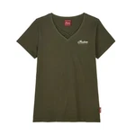 Indian Motorcycle Women's V-neck Headdress Tee, Green 2866388. Fixed Price $29.77.