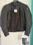 Joe Rocket Motorcycle Jacket Velocity Padded Black Size Large Men. Fixed Price $149.99.