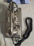 Crosley CR55 Vintage Style Push Button Wall Mount Telephone Chrome. Fixed Price $35.00.