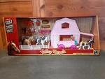 New-ray Pink Barn & Stable Cowgirl 24-PIECE Playset. Fixed Price $29.99.