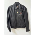 Harley Davidson Men's Legendary Eagle Vintage Brown Leather Jacket 98127-08VM. Fixed Price $200.00.