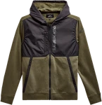 Alpinestars Aligned Zip Hoodie - Military/black 2XL 12135100069102X. Fixed Price $76.79.