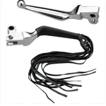 Drag DS-243063 Fringed Leather Lever Clutch Brake Hand Covers Harley. Fixed Price $22.50.