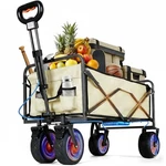 Electric Collapsible Garden Wagon Cart With Wheel,rolling Foldable Metal Util.... Fixed Price $269.99.
