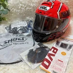 Shoei X-fourteen MARQUEZ4 Full Face Helmet Red/black Xl 61-62CM Used Japan T46. Fixed Price $843.99.