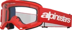 Alpinestars Goggles Vision Wordmark Red Clear Lens 5103325-3067. Fixed Price $32.95.