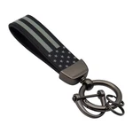 Elegananccy Black American Usa Flag Car Keychain With Zinc Middle,. Fixed Price $17.99.