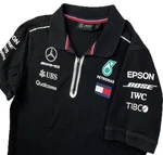 Mercedes Amg Petronas Team Polo Shirt Men Sz Black F1 Racing Motorsport Logos. Fixed Price $19.99.