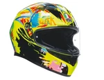 Agv Adult's K3 Rossi Winter Motorcycle Helmet Black/multi Size Xl. Fixed Price $284.25.