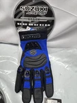 Suzuki Urban Riding Gloves-medium -blue/black *new. Fixed Price $79.99.
