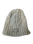 Harley Davidson Hat Women Beige Knit Beanie Fleece Lined Outdoor Winter. Fixed Price $11.97.