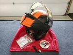 Snowmobile Helmet Modular Double Shield Matte Black/orange Bell Revolver Sm. Fixed Price $99.99.
