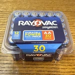 Rayovac High Energy Alkaline Aa Batteries, 30PK. Fixed Price $16.75.